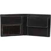 Bruno Banani Leer portemonnee Phoenix Wallet Black zwart