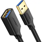 UGREEN USB-A Male naar USB-A Female Verleng Kabel 2 Meter Zwart