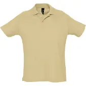 Sols Heren Zomer II Pique Poloshirt met korte mouwen (Zand)