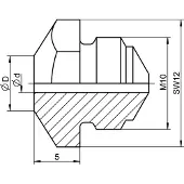 Gesipa 1435018 Mondstuk 1 stuk(s)