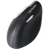Minicute Muis Ergonomische EZMuis voor linkshandigen draadloos (Draadloze), Muis, Zwart, Grijs