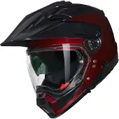 Nolan N70-2 X 06 Classico Nobile 321 Visceraal Rood Zwart Glossy Multi Helm Maat XL