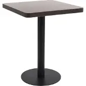 Prolenta Maison Exclusive - Bistrotafel, donkerbruin, 60x60 cm, MDF