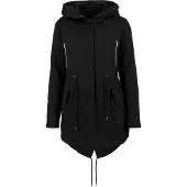 Urban Classics Tussenparka zwart