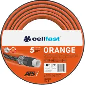Cellfast ATSV  tuinslang 5-laags tuinslang Waterslang tricot stof UV-bestendig 24 bar barstdruk (3/4 "50m) ...ORANJE