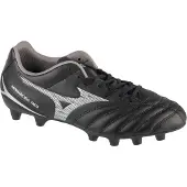 Mizuno Monarcida Neo III Select Gras Voetbalschoenen (FG) Zwart Zilver