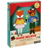 Sonstige Verlage Make Believe Magnetic Dress Up Goud Kinderen