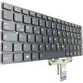 T-ProTek DUITS - Zwarte toetsenbordverlichting, compatibel met Lenovo IdeaPad 710S-13