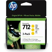 HP Inktcartridge 712 Origineel Triple Geel 3ED79A