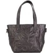 Cinque Nicoletta Shopper Tas Leer 28 cm schwarz