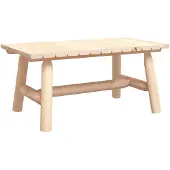 vidaXL Salontafel 90x50x41 cm massief vurenhout