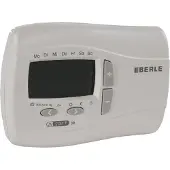 Eberle INSTAT PLUS Ruimteklokthermostaat H9.65xB13.7xD3.13cm Wit