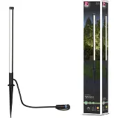 Paulmann Plug & Shine Lightstick grondspies lampje Lightstick, dimbaar, zwart, Aluminium
