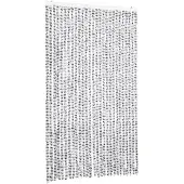 vidaXL Vliegengordijn 118x220 cm chenille lichtgrijs en donkergrijs