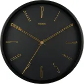 Karlsson Belle Numbers Wandklok | Ø35cm | Zwart