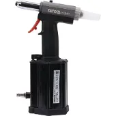 YATO Rivetteknipper - - Standaardmodel - 3 verwisselbare koppen - Zwart - Professioneel gebruik