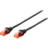 Digitus Patchkabel, Cat. 6, U/UTP, 10,0 meter, zwart