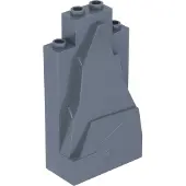 LEGO 2x4x6 rotsplaat, berg, lichtgrijs - 47847, nieuw! Aantal: 50x