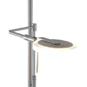 Steinhauer Vloerlamp Turound 2560ST LED staal met helder glas