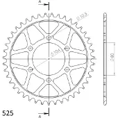 Supersprox Tandwiel RFE-1489:43-BLK