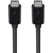 Belkin Components Thunderbolt 3-kabel Belkin F2CD084BT0.8MBK 80 cm