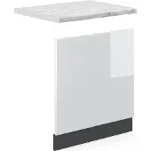 Vicco R-Line Frontpaneel – 60 cm, WB Marmer Wit Hoogglans