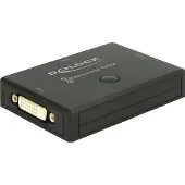 DeLOCK bi-directionele DVI schakelaar 2 naar 1 (4K 30Hz)