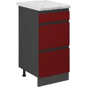 Vicco R-Line Keukenonderkast – 40 cm WB Marmer Rood