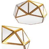 Toolight App1238-C Plafonnière Goud 35X35X16Cm