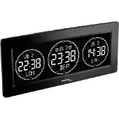 Technoline Wereldklok WT 458 232x99x48mm zwart