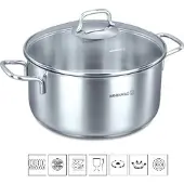 Korkmaz Perla - Roestvrijstalen pan, 5 liter