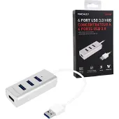 Macally USB 3.0 hub met 4 poorten, aluminium behuizing