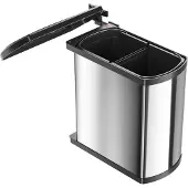 Hailo Duo 8 + 8 Liter RVS