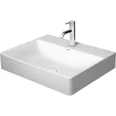 Duravit DuraSquare wastafel 60x47cm WonderGliss wit