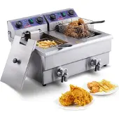 Vevor Commerciële Friteuse 2 x 8 L
