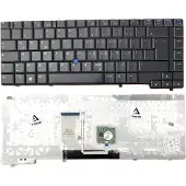 T-ProTek DUITS - Zwart + Muisstick-toetsenbord, compatibel met 444097-041 / MP-06806D09698Z