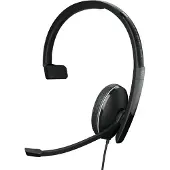 Epos Headset |Sennheiser ADAPT 135T USB II, enkelzijdig, USB-A, UC-geoptimaliseerd & gecertificeerd voor Microsoft Teams, 3,5 mm jack plug, kunstlederen oorkussens, zwart