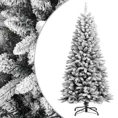Syfax Kunstkerstboom met sneeuw 120 cm PVC en PE