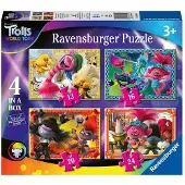 Ravensburger Trolls World Tour Puzzel (4 in 1)