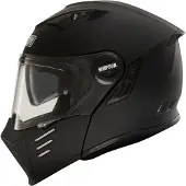 Simpson Darksome Solid, opklapbare helm ,Mat-Zwart ,XXL