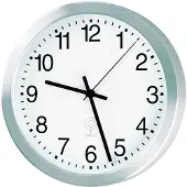 Peweta ALU FUNK-WANDKLOK, diameter 20 cm (artikelnummer: 51.017.215)