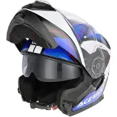 Acerbis Serel Graphic Blauw Wit Systeemhelm Maat XL