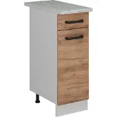 Vicco R-Line Keukenonderkast – 30 cm WB Marmer Krachtige eik goud