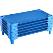 Vevor Stapelbare Wieg Draagbare Slaapbedden 6-delig (102 x 57 x 15 cm) Kinderdagverblijfbedden voor Kinderen Kleuterklas Kinderdagverblijfbedden voor Slaapdutjes