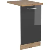 Vicco R-Line Vaatwasserfrontpaneel – 45 cm, WB Eik Antraciet Hoogglans