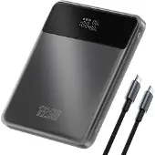 4smarts Powerbank Enterprise Slim, 20000mAh, 122,5W, kleur: spacegrijs
