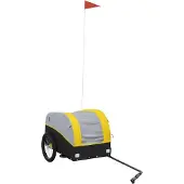 Syfax Fietstrailer 30 kg ijzer zwart en geel