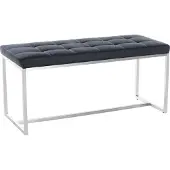 CLP Zitbank Barci, modern, 2-zitsbank met bekleding | Kleur: grijs