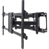 Manhattan 461290 Universal + Curved TV-beugel 94,0 cm (37) - 228,6 cm (90) Kantelbaar, Zwenkbaar Voor curved TVs