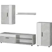 Vicco Wandmeubel Berno Beton set, 4 delen, Model 53282